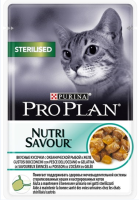 ПРОПЛАН пауч д/кошек стерилизованных 10x85г Рыба [уценка]