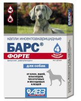 Капли Барс Форте для собак против блох 10кг ПОШТУЧНО
