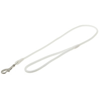 Поводок с карабином круглый 6 мм*70 см [белый] 73-0899