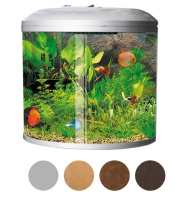 Аквариум JEBO 750 R 38л серебро помпа/лампа