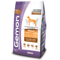 Джемон Dog Maxi корм с курицей и рисом для щенков крупных пород 3 кг