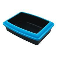 Триол Туалет для кошек прямоугольный с бортом "Штиль", 455*350*125 мм.