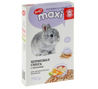 Ешка Корм для декоративных кроликов, смесь с Фруктами, 750 г.