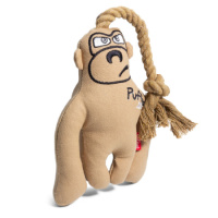 Gigwi Игрушка для собак Обезьяна с пищалкой 31см, серия PUFFER ZOO