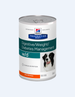 Hills консервы для собак диета W/D лечение диабета/жкт 370 гр. [уценка]