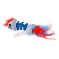 Petstages игрушка для кошек Play "Fish Bone" голубая