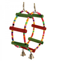 Триол Игрушка для птиц - Кольцо-бусинки BR-52, 25*7,5 см.