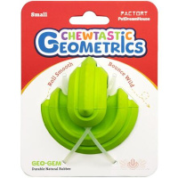 Игрушка интерактивная для собак из натурального каучука Chewtastic Geometrics Geo-Gem, зеленый