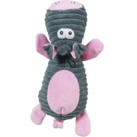 Zolux Корова розовая Игрушка плюшевая для собак, 25х15х7 см