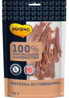 Мнямс Лакомство для собак Нарезка из говядины 75г [уценка]