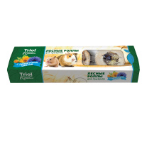 Triol Лакомство Стандарт лесные роллы для гр с лепестками цветов [уп. 4 шт], 70 г. 40181011