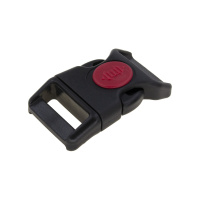 Пряжка пласт. с фиксатором и регулировкой 20 мм 2350-34