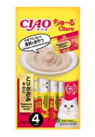 Inaba Чао Чуру д/кошек пюре куринное филе. краб ПОШТУЧНО