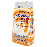 Pussy-cat минеральный наполнитель для кошек, 4,5 л.