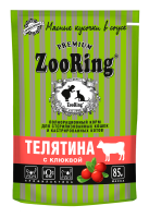 ZOORING пауч Сочные кусочки в соусе Телятина с клюквой для стерилизованных кошек 85 гр.