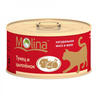 МОЛИНА М0863А кон.80гр.д/кошки Тунец/цыпленок