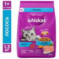 Вискас подушечки паштет лосось 1,3 кг