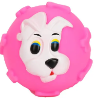 Игрушка для собак Мяч собачка из винила 9 см Чистый котик