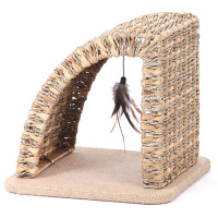 Когтеточка-Арка д/к СТ26 из камыша и джута 35*35*32см Триол