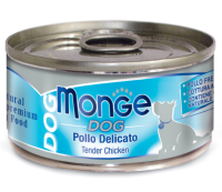 Monge Dog Natural Влажный корм для собак «нежные» куриные кусочки, консервы 95 г