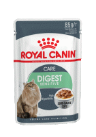 Royal Canin пауч для кошек Дайджест Сенситив соус мелкие кусочки 85гр