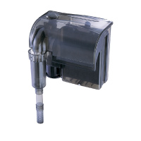 Фильтр рюкзачный Atman HF-0600 для аквариумов до 100 л, 660 л/ч, 6W с поверхностным скиммером [черный корпус]