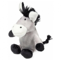 Игрушка для собак Ослик 10 см с пищалкой