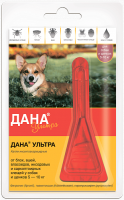 Apicenna Кап.Дана Ультра д/собак и щенков более 20кг 1*3,2мл [уценка] (5-10кг)