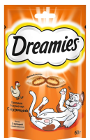 Dreamies лакомые подушечки с курицей [уценка] (30гр*10)