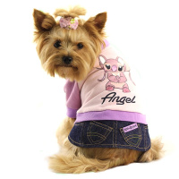 Толстовка Angel c джинсовой юбкой (WD 1037L)