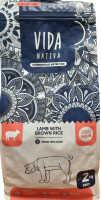 VIDA NATIVA сухой корм для взрослых собак средних и крупных пород из ягненка с бурым рисом (2 кг)