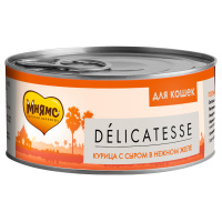 Мнямс для кошек Курица с сыром в нежном желе 70 г