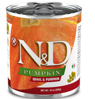 Farmina N&D Dog Quail & Pumpkin, Консервы для собак, Перепел с Тыквой, 285г