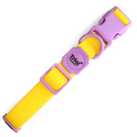 Ошейник Triol из биотана "Лимонная черника" Триол, желтый (L, 25*450-680мм)