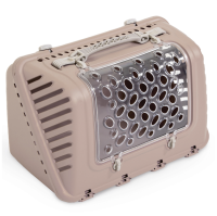 Переноска MPS P-BAG с плечевым ремнем, облегченная, 44,5×26,5x28см цвет пудровый