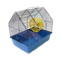 ВАКА Клетка для грызунов "Домик" 111886 с лесенкой и колесом 385*275*340 см.
