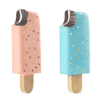 Игрушка MINI DOGS для собак мелких пород из латекса "Цветное эскимо", 107мм