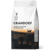 GRANDORF VETERINARY DIET TURKEY [Индейка] GASTROINTESTINAL полнорационный диетический сухой корм для кошек, разработанный для снижения абсорбционных расстройств кишечника (400 гр)