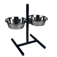 Зооник Подставка с мисками [мет. миски 1,8л]