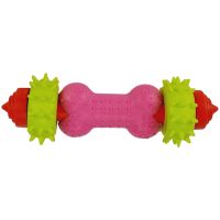 Игрушка для собак Зубочес кость с кольцами 18 см Дельта