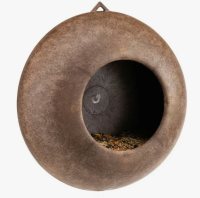 Кормушка PIKI 1 для диких птиц, коричневая Ферпласт