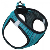 Мягкая шлейка-жилетка нейлоновая бирюзовая Триол (S, обхват груди 370-400мм)