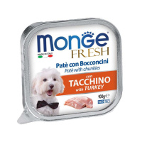 Monge Dog Fresh ламистер 100гр для собак с индейкой