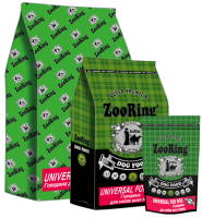 ZOORING UNIVERSAL FOR DOG Сухой корм для взрослых собак средних и крупных пород Говядина и рис, 20кг