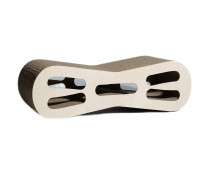 Когтеточка-лежанка картон "Зверьё Моё" ВОСЬМЕРКА средняя с игрушкой 53*21*16см