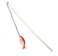 Игрушка-дразнилка для кошек "Красноперка", 75/400мм, Triol