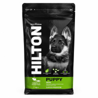 Hilton сухой корм для щенков и юниоров PUPPY с индейкой и белой рыбой
