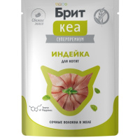БРИТ КЕА, Пауч для котят, Индейка в желе, 75 г