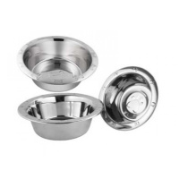 Миска металл с чеканкой №2 0,8л Зооник