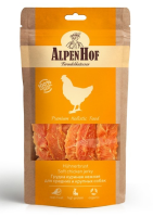 AlpenHof Лакомство Грудка куриная нежная для средних и крупных собак, 80 г. [уценка]